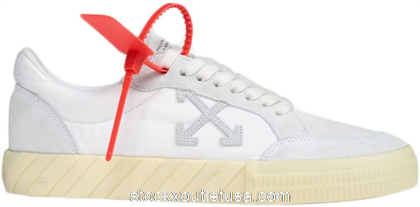 Outlet OFF-WHITE Vulc Low White SS20 OMIA085S20D390390133