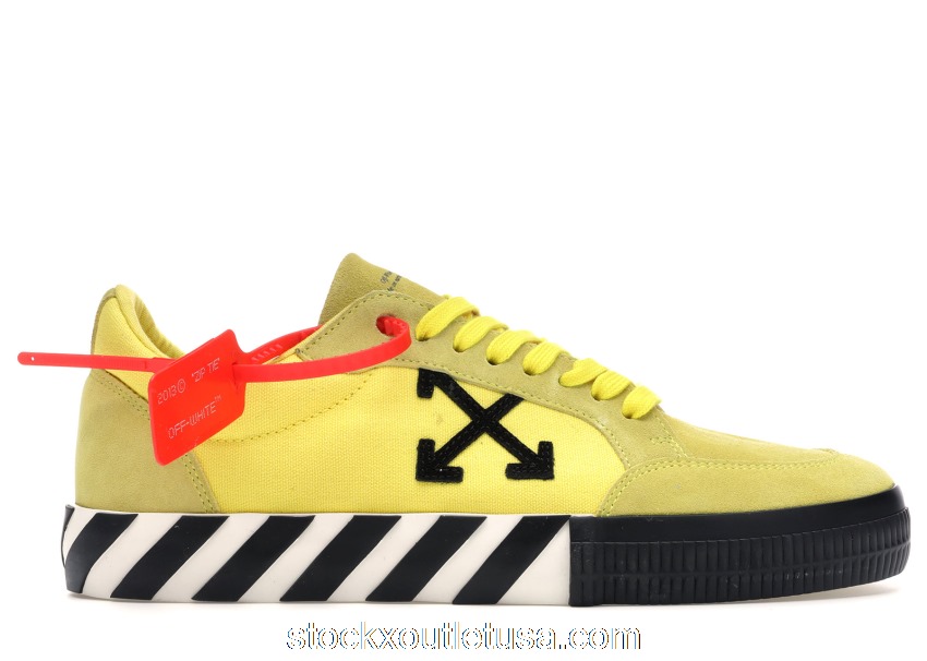 Outlet OFF-WHITE Vulc Low Yellow FW19 OMIA085E19C210476010