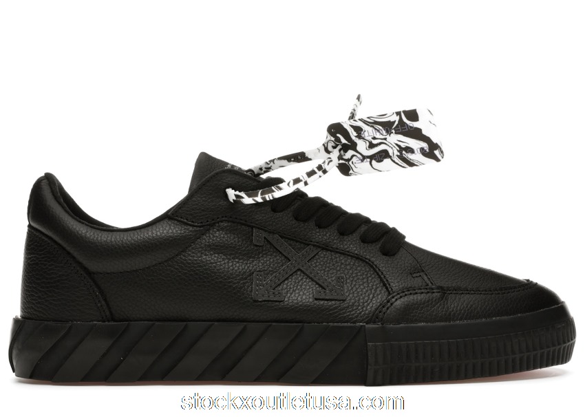 Outlet Off-White Low Vulc Black Iridescent OMIA085E20LEA0011081