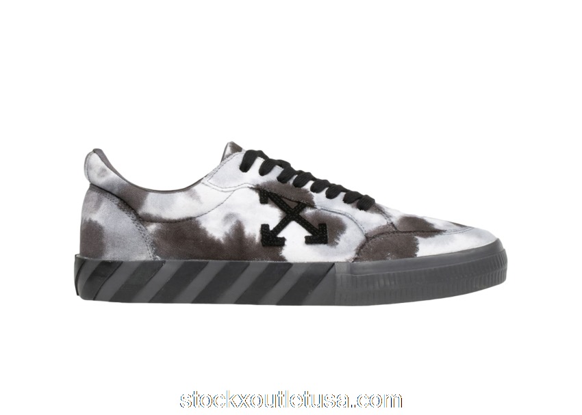 Outlet Off-White Low Vulc Grey Tie Dye OMIA085E20FAB0021006