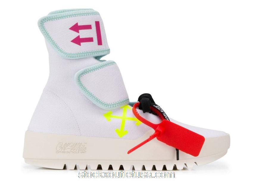 Outlet Off-White Moto Wrap White Neon (W) OWIA132S19B830340288