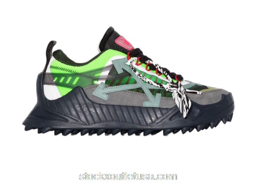 Outlet Off-White Odsy-1000 Green OMIA139F20FAB0011155