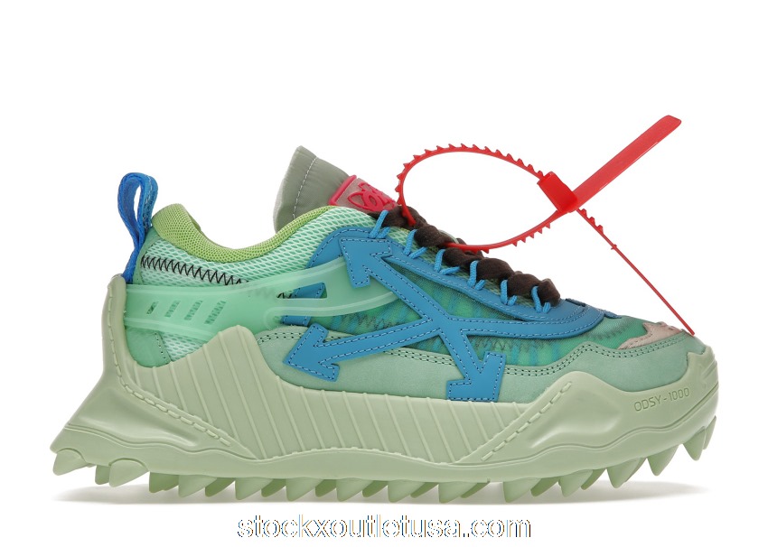 Outlet Off-White Odsy-1000 Light Green Blue (W) OWIA180E20FAB0015045