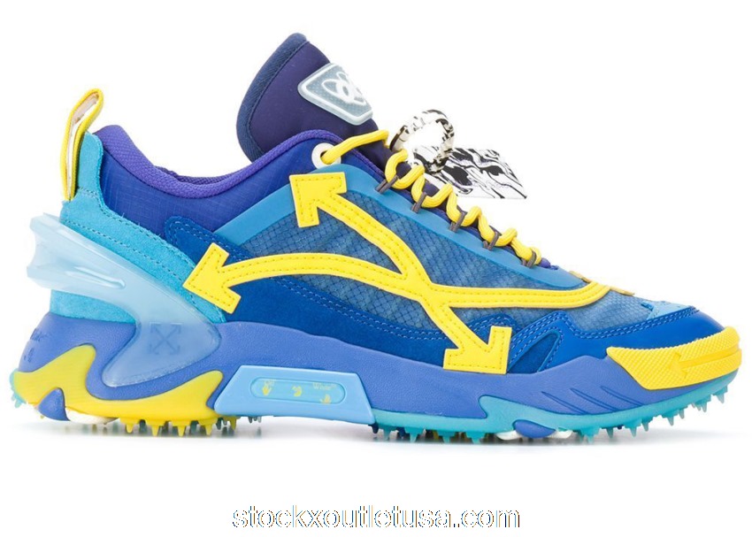 Outlet Off-White Odsy-2000 Blue Yellow OMIA190F20FAB0014518
