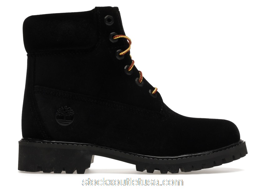 Outlet Off-White x Timberland Black Velvet (W) OWIA083E184780161000