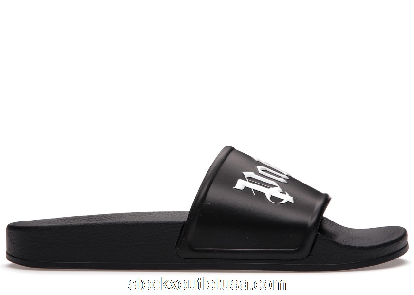 Outlet Palm Angels Pool Slides Black PMIC001S21PLA0011001 / PMIC001C99PLA0011001