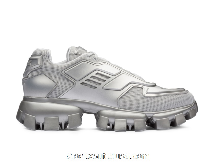 Outlet Prada Cloudbust Thunder Technical Fabric Silver 2EG293_3KZU_F0118