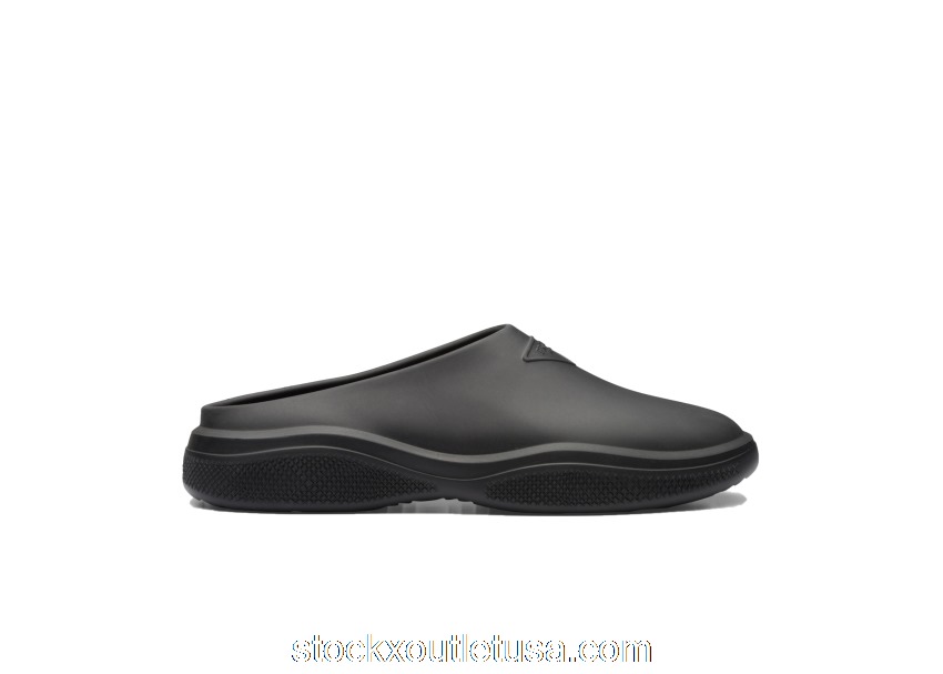 Outlet Prada Foam Rubber Mule Black 2S2959_3LKD_F0002