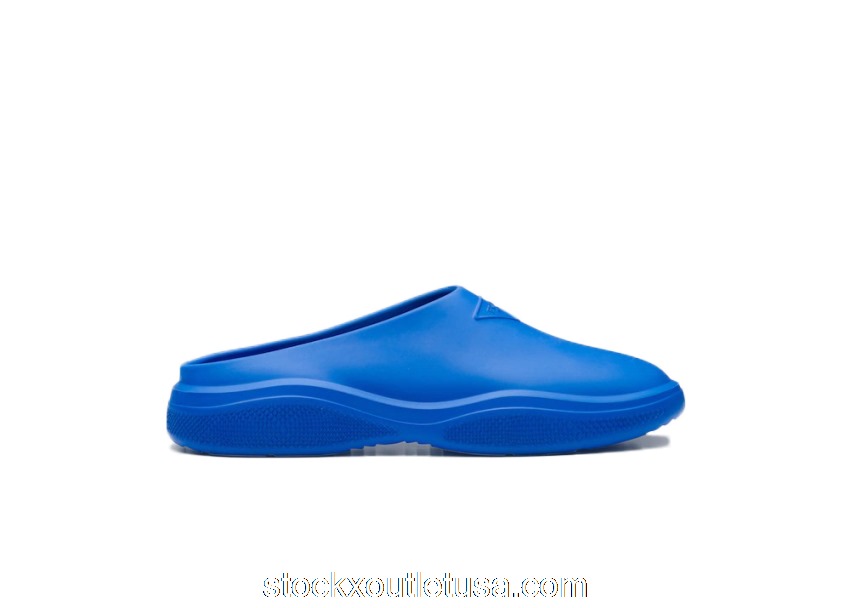 Outlet Prada Foam Rubber Mule Light Blue 2S2959_3LKD_F0013