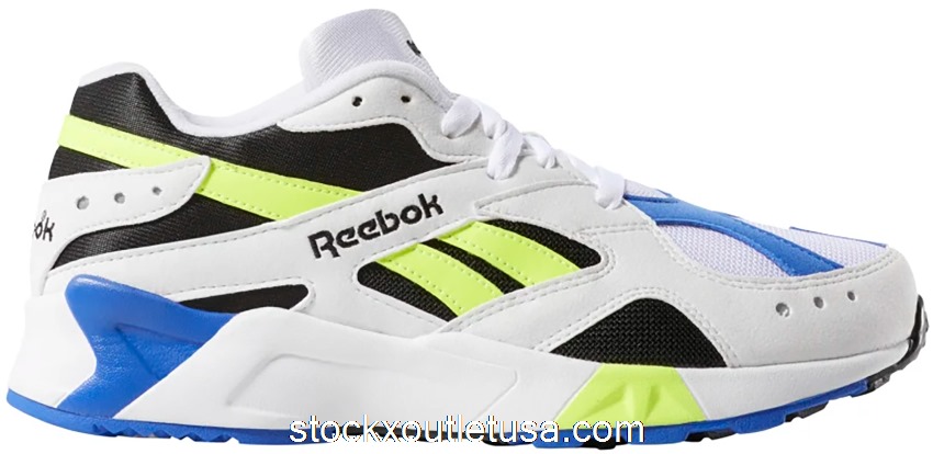 Outlet Reebok Aztrek White Black Cobalt Yellow CN7840