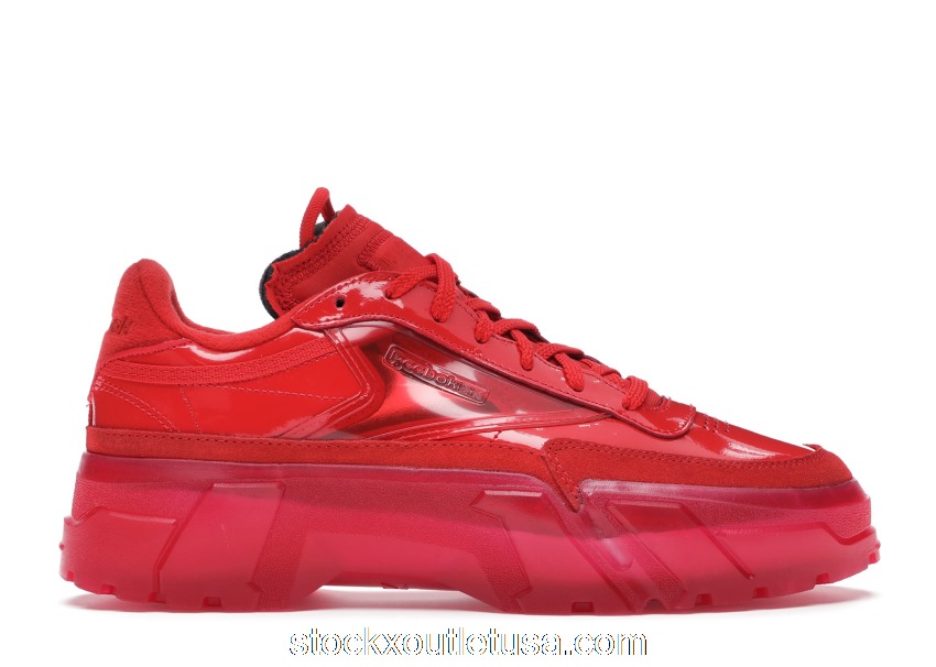 Outlet Reebok Cardi Club C Red (W) FZ4932