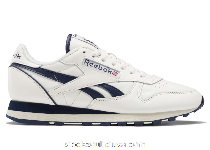 Outlet Reebok Classic Leather 1983 Vintage Chalk Vector Navy GX6123