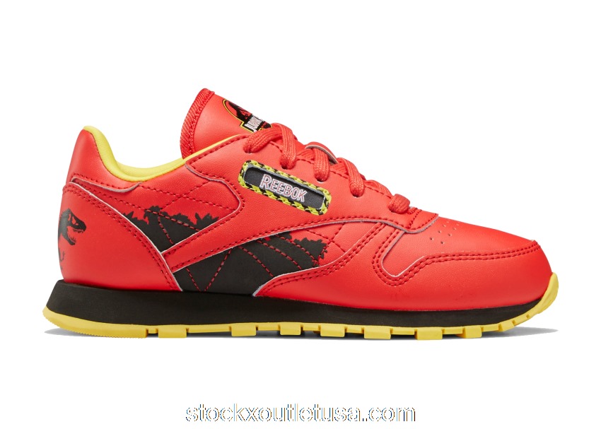 Outlet Reebok Classic Leather Jurassic Park Red (PS) GY0575