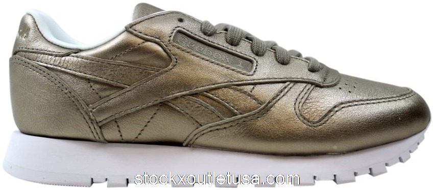 Outlet Reebok Classic Leather Melted Metal Pearl Metallic (W) BS7898