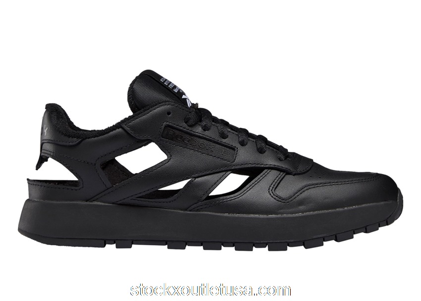 Outlet Reebok Classic Leather Tabi Decortique Low Maison Margiela Black GY0244