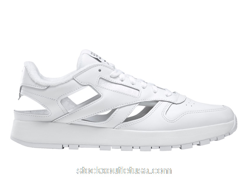 Outlet Reebok Classic Leather Tabi Decortique Low Maison Margiela White GX5137