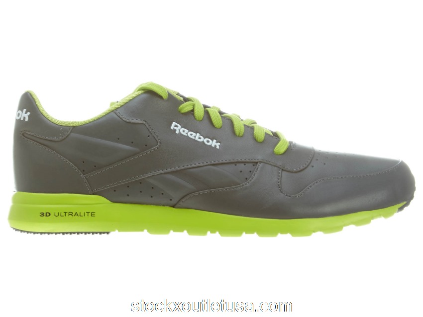 Outlet Reebok Classic Leather Ultralite Grey Green J82011