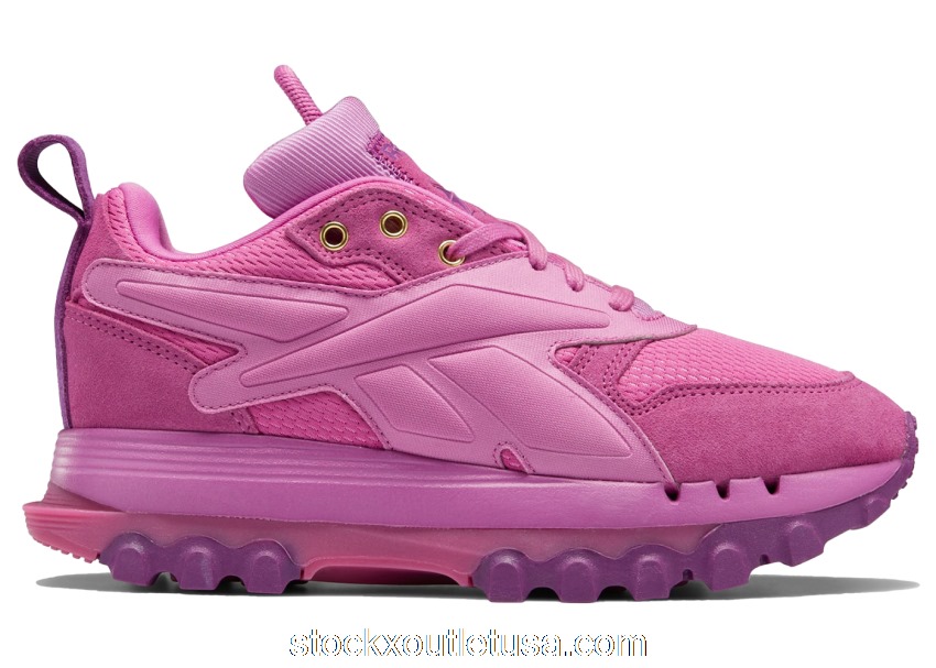 Outlet Reebok Classic Leather V2 Cardi B Ultraberry (W) GW8875