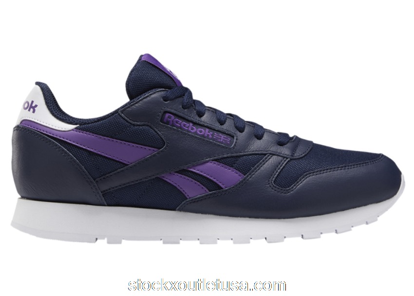 Outlet Reebok Classic Leather Vector Navy Purple FX2281