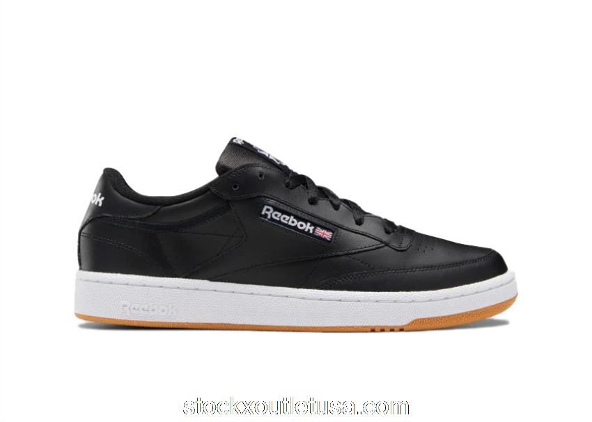 Outlet Reebok Club C 85 Black White Gum AR0458