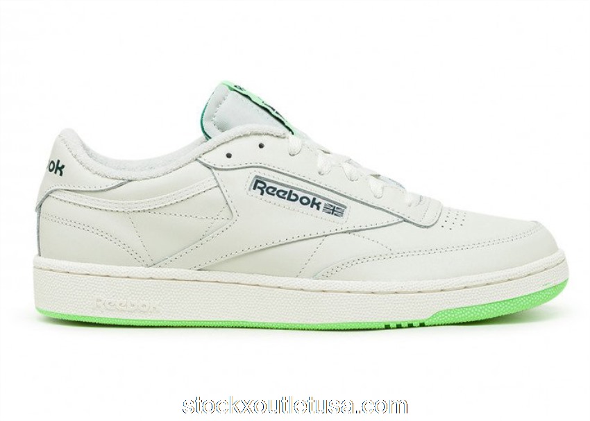 Outlet Reebok Club C 85 Chalk Neon Mint FZ0173