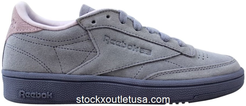Outlet Reebok Club C 85 Nubuck Purple Fog (W) CM9055