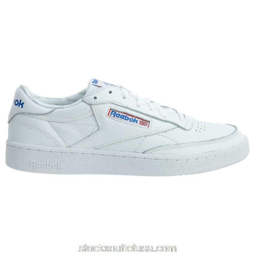 Outlet Reebok Club C 85 So White Light Grey Heather Solid Grey Blue BS5214
