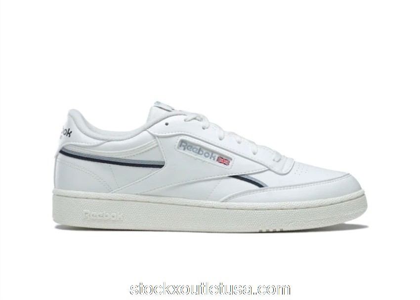 Outlet Reebok Club C 85 Vegan Chalk Grey Navy GX7563
