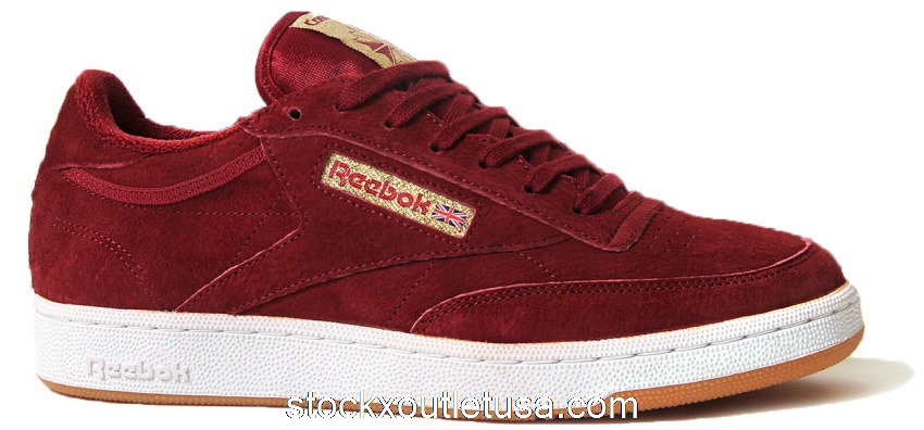 Outlet Reebok Club C Burgundy