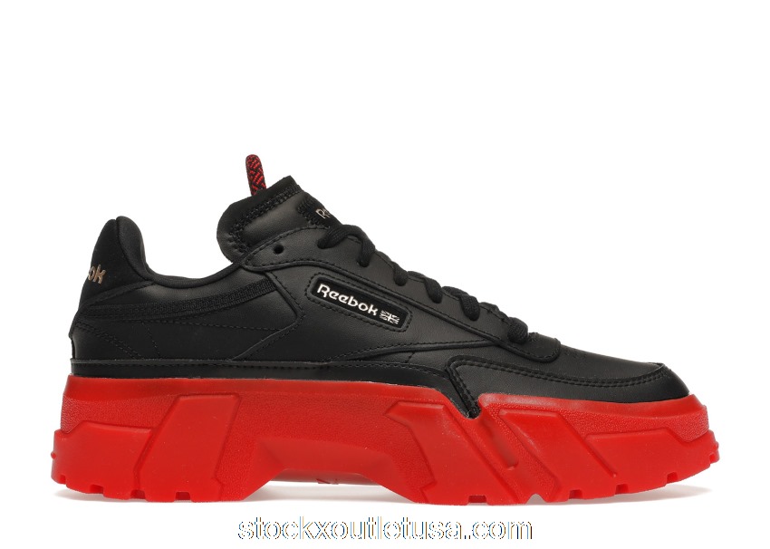 Outlet Reebok Club C Cardi B Black Red (W) H05179