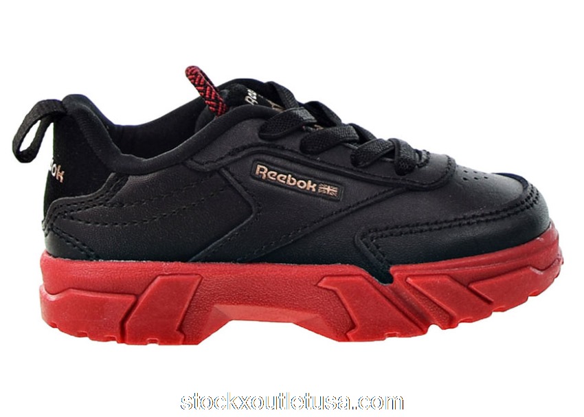 Outlet Reebok Club C Cardi B Black Vector Red (TD) H05424