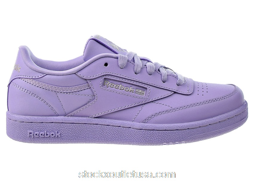Outlet Reebok Club C Cardi B Coated Crisp Purple Quartz (GS) H05406