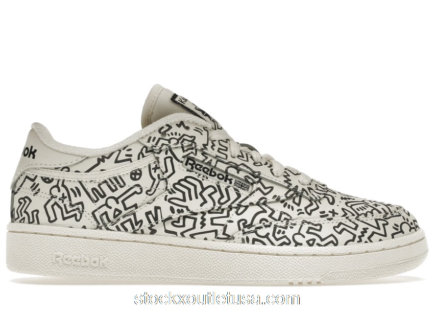Outlet Reebok Club C Keith Haring Pop Shop Walls GZ1458