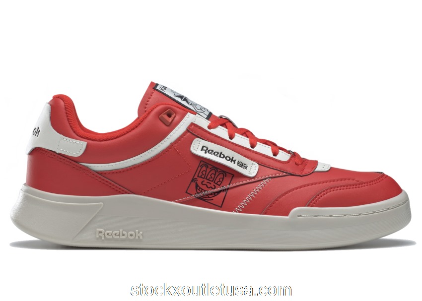 Outlet Reebok Club C Legacy Keith Haring Three-Eyed Smiling Face GZ1459