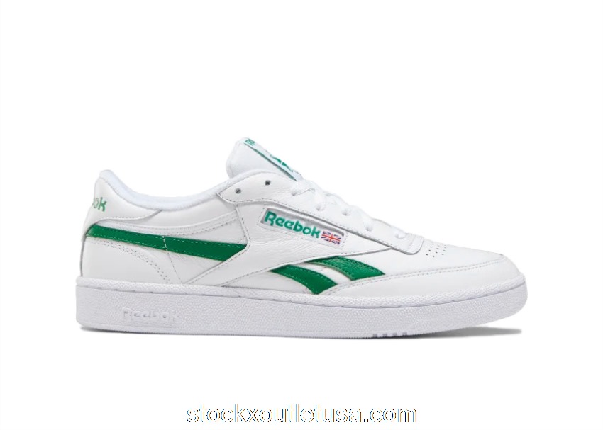 Outlet Reebok Club C Revenge White Glen Green EG9271