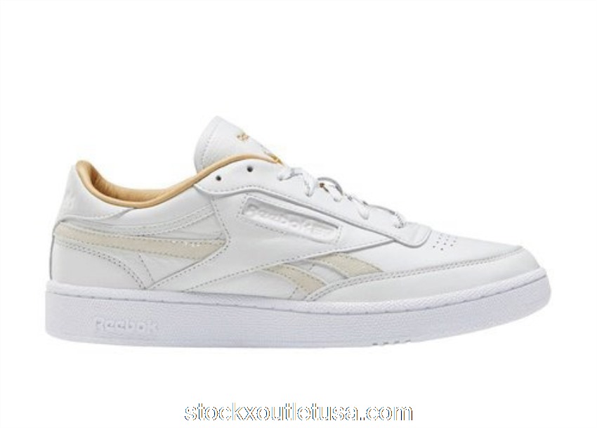 Outlet Reebok Club C Revenge White Gold Metallic FY9417