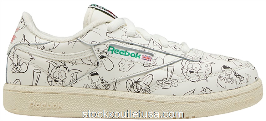Outlet Reebok Club C Tom & Jerry All-Over (PS) FX4013
