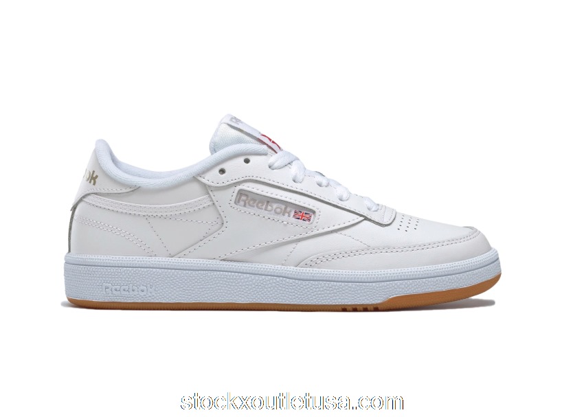 Outlet Reebok Club C White Light Grey Gum (W) BS7686