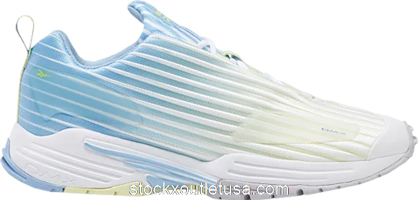 Outlet Reebok DMX Thrill Fluid Blue Lemon Glow (W) EF7847