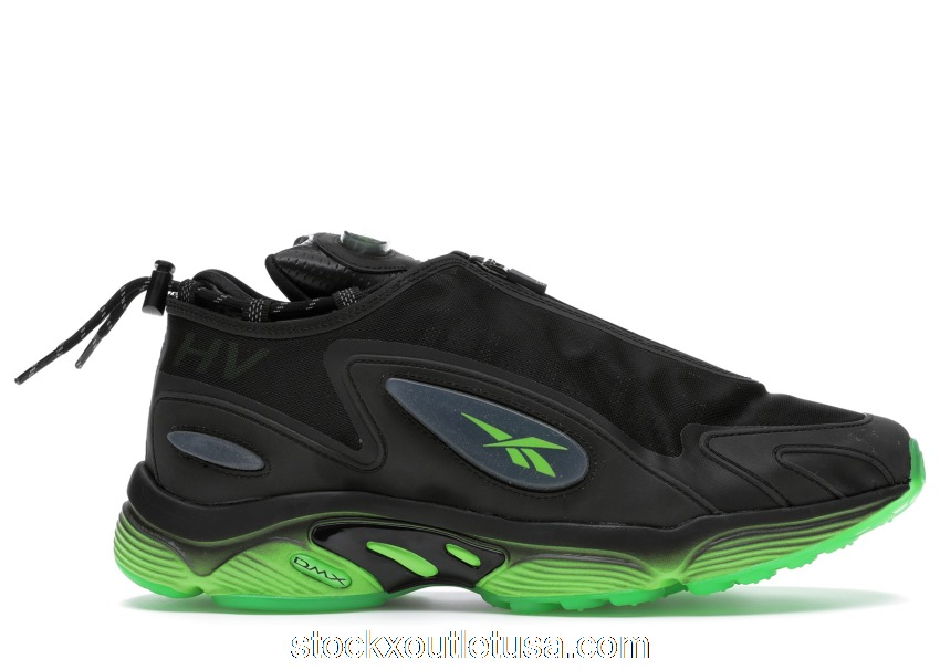 Outlet Reebok Daytona DMX MISBHV Black Green EG9677