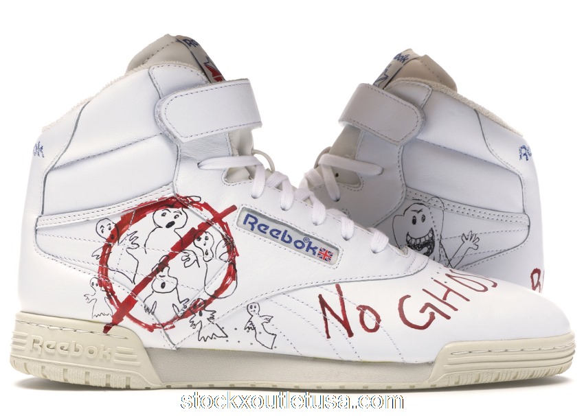 Outlet Reebok Ex-O-Fit Clean Hi Bait x Ghostbusters x Stranger Things Vintage CN2282