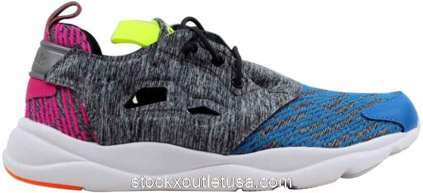 Outlet Reebok Furylite Contemporary Blue/Coal-Pink-Punch-Yellow (W) AQ9244