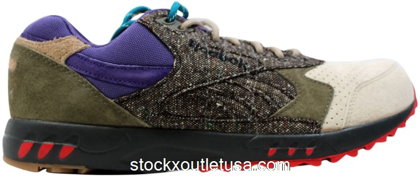 Outlet Reebok Inferno Suede Bodega Tweed Alabaster/Blue Move-Black M48298