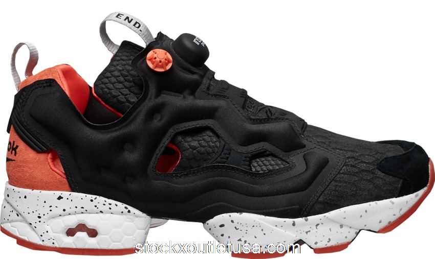 Outlet Reebok Instapump Fury END Black Salmon BD3347