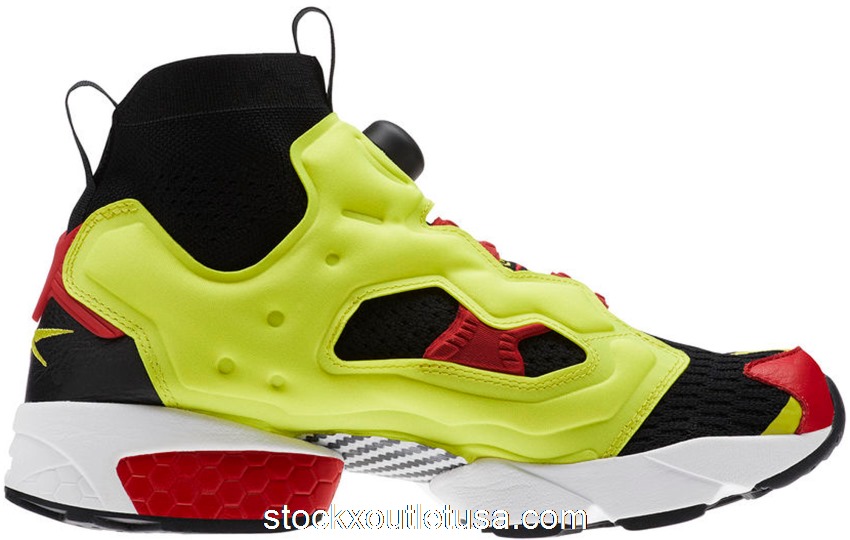 Outlet Reebok Instapump Fury OG Ultraknit Black Hyper Green BS6367