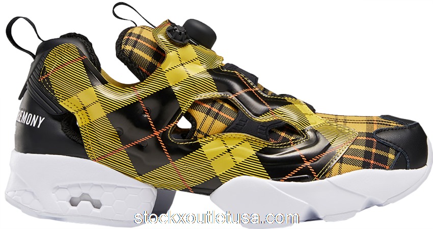 Outlet Reebok Instapump Fury Opening Ceremony Plaid Yellow FW2475