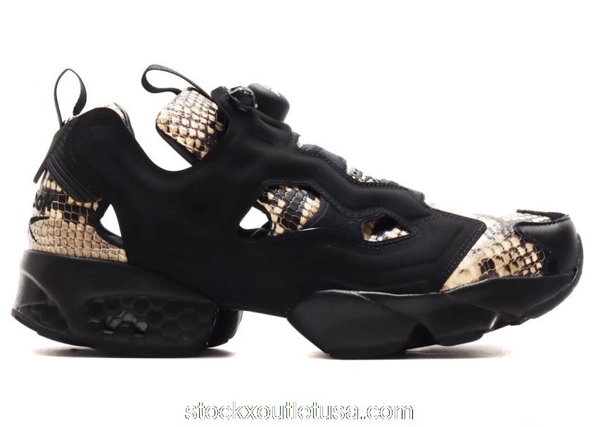 Outlet Reebok Instapump Fury Snakeskin Black Natural