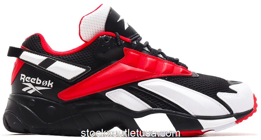 Outlet Reebok Interval 96 Black Scarlet White FX7137