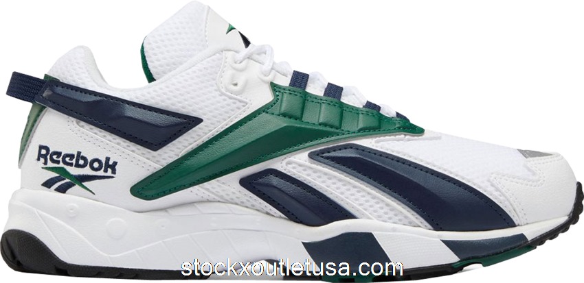 Outlet Reebok Interval 96 White Navy Green EH3103
