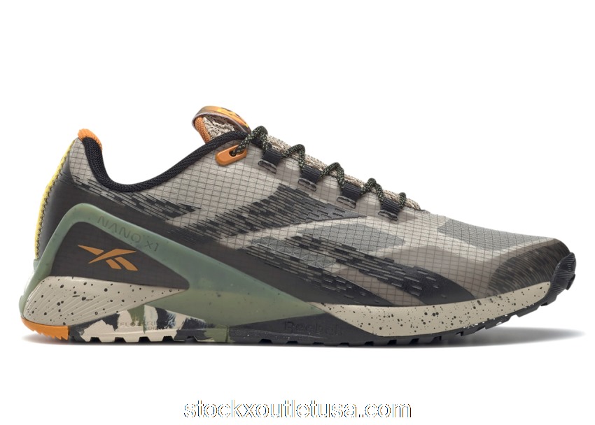 Outlet Reebok Nano X1 Adventure National Geographic Washed Green (W) GX3697